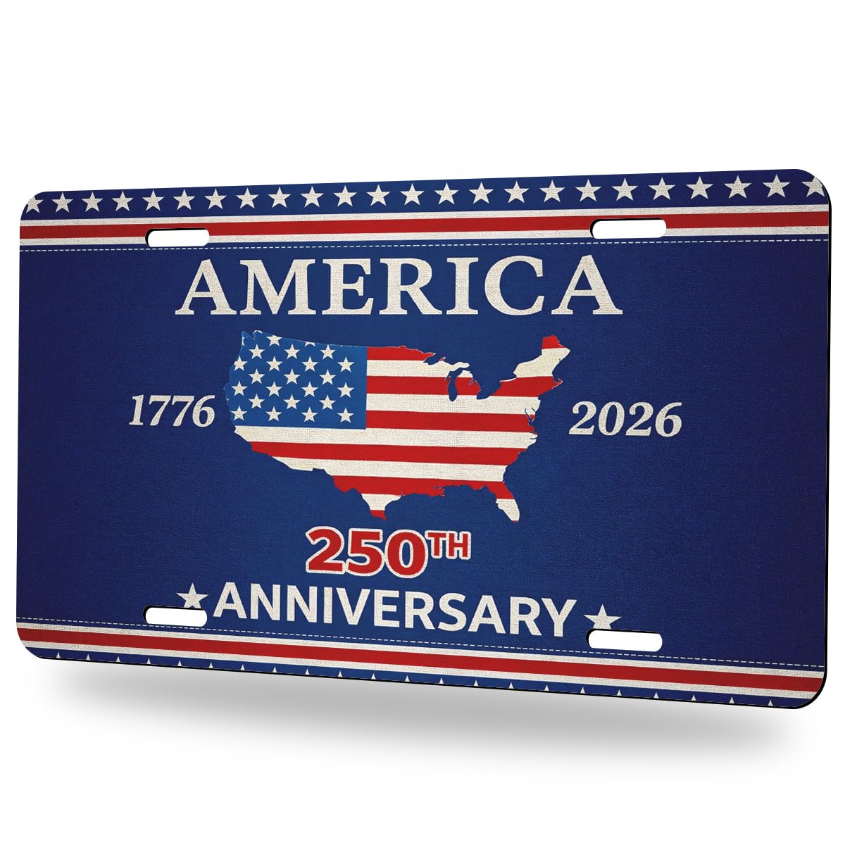 ロイヤルコペンハーゲン　プレート　Plate request from USA Amazon.com: USA Map Flag Front License Plate 250th Anniversary